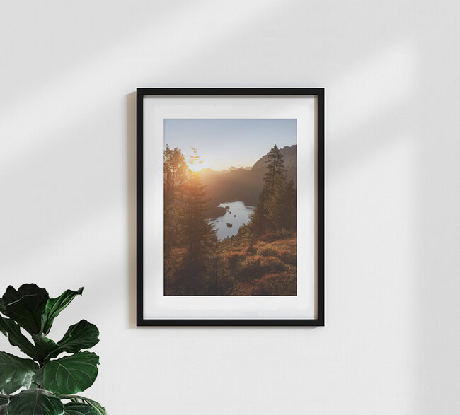 Eibsee, Deutschland, Deutschland – Fotokunst von Reiner Hofer als Poster oder Acrylglasbild