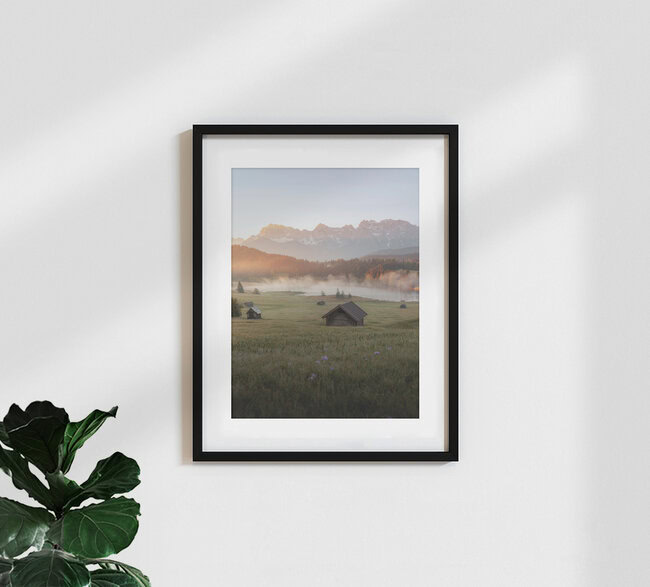 Geroldsee, Deutschland, Deutschland – Fotokunst von Reiner Hofer als Poster oder Acrylglasbild