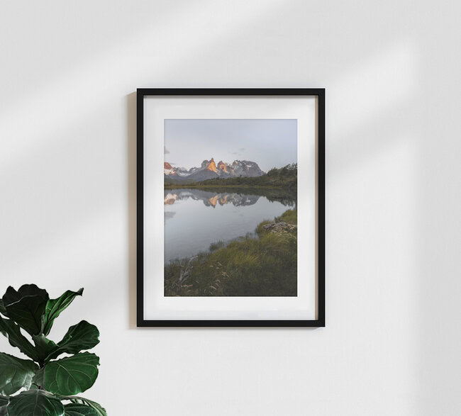 Los Cuernos, Chile, Chile – Fotokunst von Reiner Hofer als Poster oder Acrylglasbild