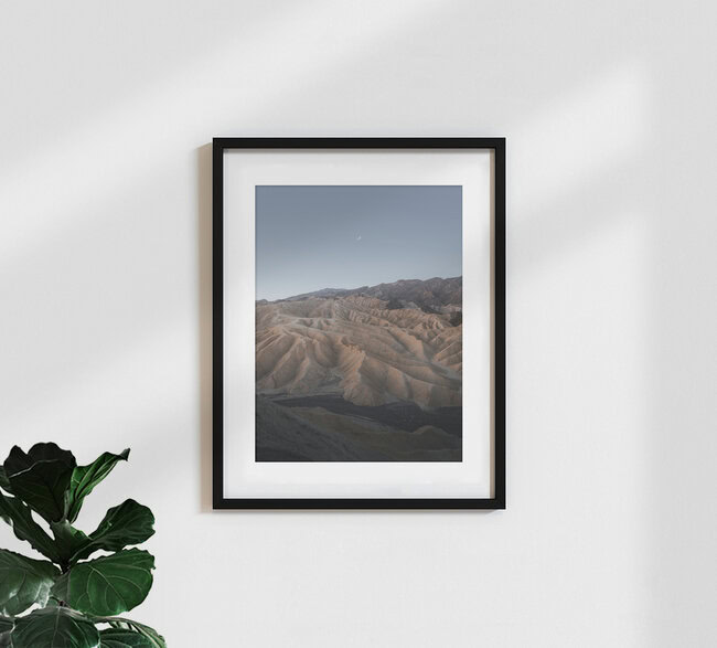 Zabriskie Point, Kalifornien, Vereinigte Staaten – Fotokunst von Reiner Hofer als Poster oder Acrylglasbild