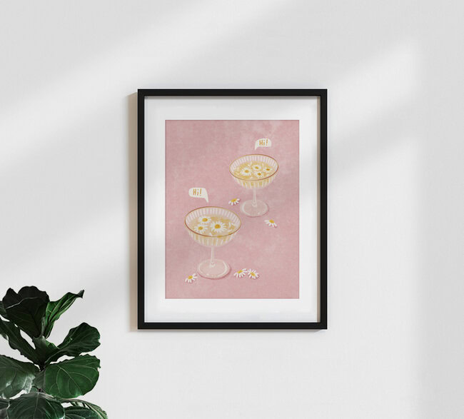 'Hi!' – Wall Art by Raissa Oltmanns as Poster or Acrylic Glass Print