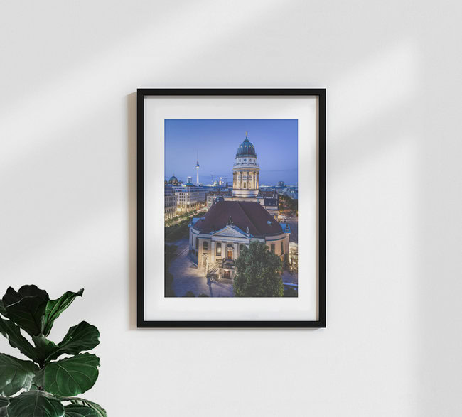 Französischer Dom Berlin, Deutschland – Fotokunst von Ronny Behnert als Poster oder Acrylglasbild