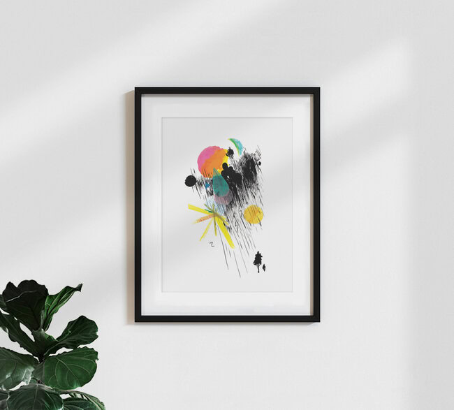 'The storm' – Wall Art by Alexandra Sternin as Poster or Acrylic Glass Print