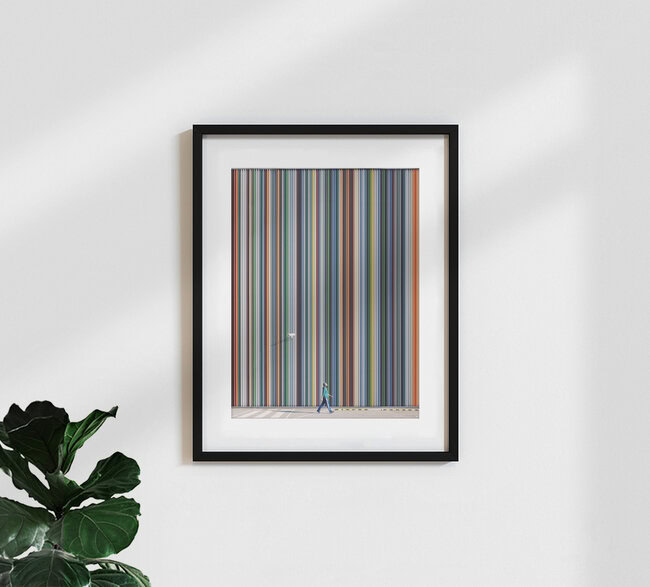 Bar-co(lor)de, Spanien – Fotokunst von Roc Isern als Poster oder Acrylglasbild