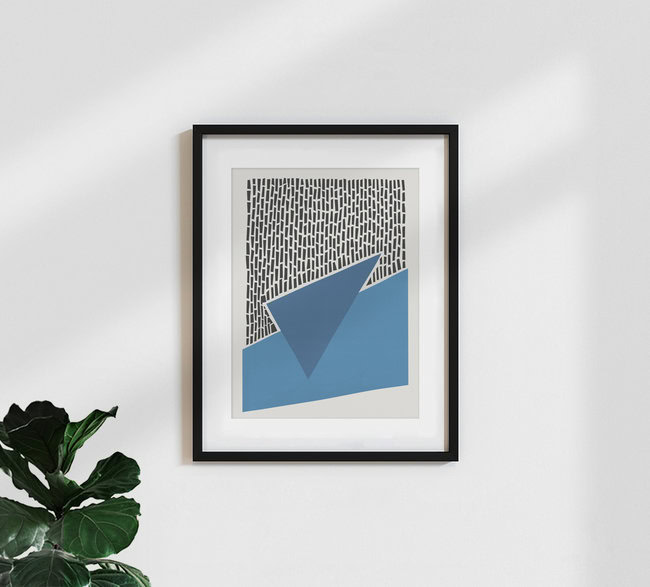 Wandbild 'Bird In The Water' – Kunst von Fox And Velvet als Poster oder Acrylglasbild