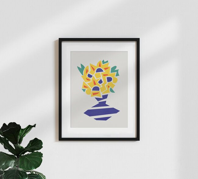 'Sunflowers' – Wall Art by Fox And Velvet as Poster or Acrylic Glass Print