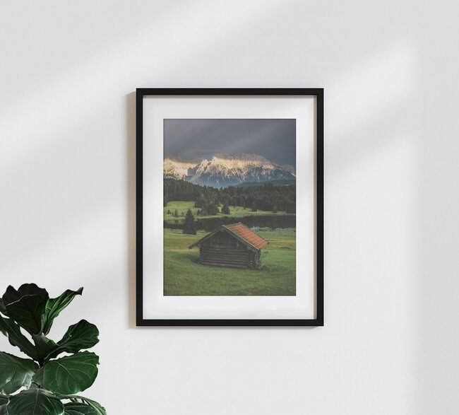Cabin with a View, Germany – wall art by Gergo Kazsimer as Poster or Acrylic Glass Print