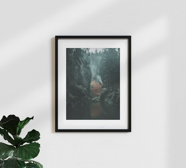 Cozy Cabin Vibes, Czech Republic – wall art by Luca Jaenichen as Poster or Acrylic Glass Print