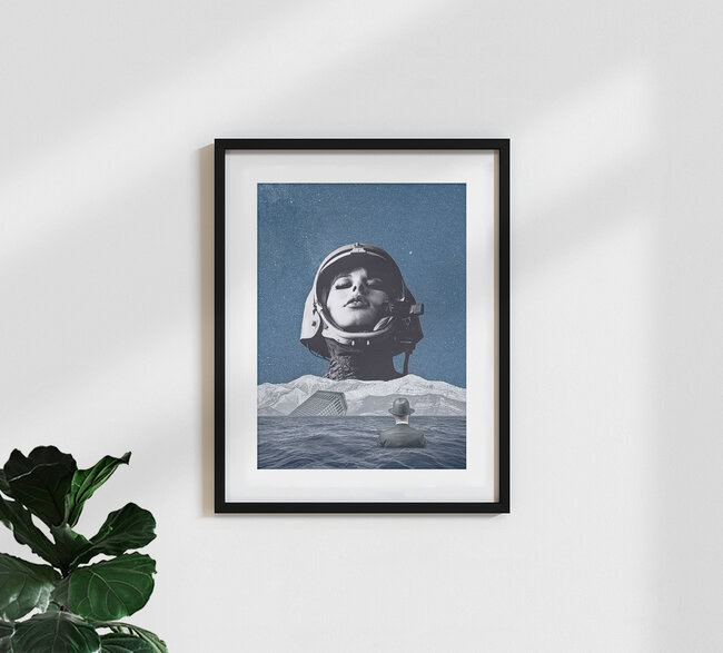 Weites Ufer, Russland – Fotokunst von Serg Nehaev als Poster oder Acrylglasbild