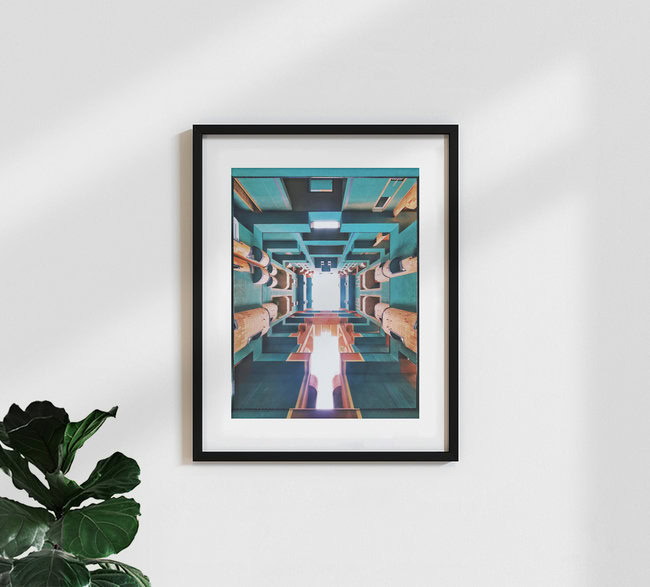 Walden 7 lookup, Spain – wall art by Roc Isern as Poster or Acrylic Glass Print