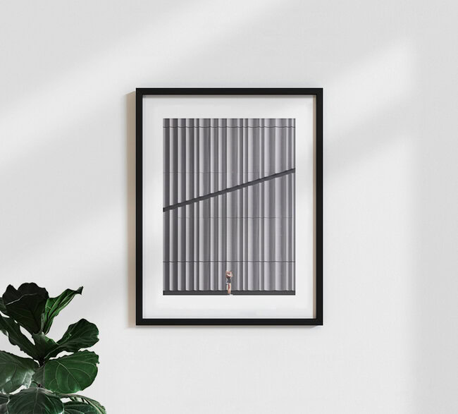 Shapes & textures, United States – wall art by Roc Isern as Poster or Acrylic Glass Print
