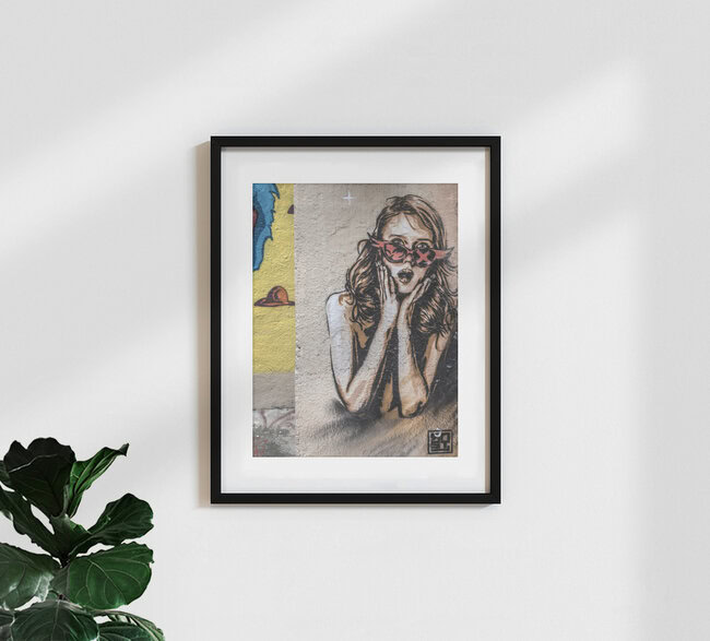 Marseille Grafitti III, France – wall art by Michael Schulz-dostal as Poster or Acrylic Glass Print
