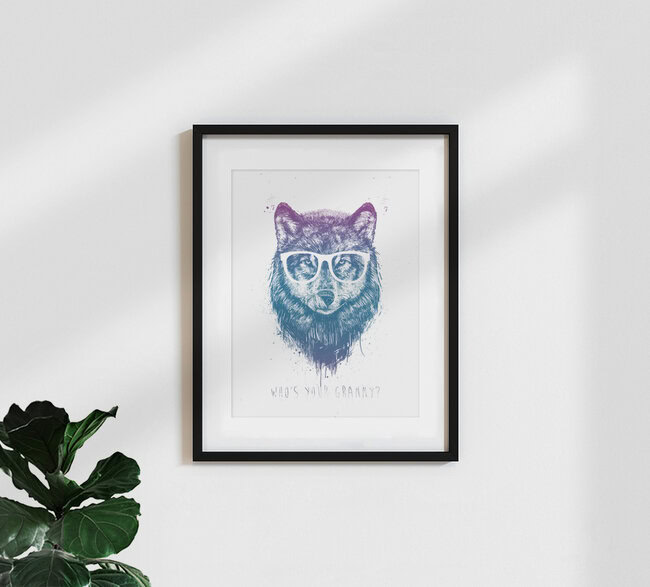 Wandbild 'Who's your granny?' – Kunst von Balazs Solti als Poster oder Acrylglasbild