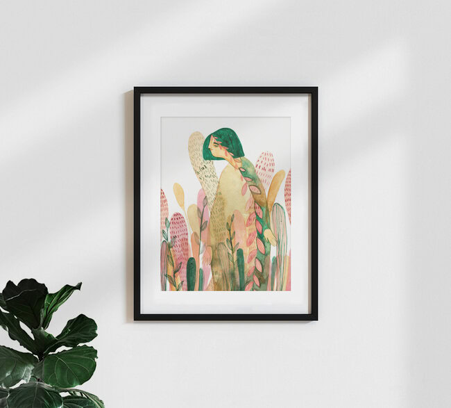 Wandbild 'Plants' – Kunst von Mirjam Siim als Poster oder Acrylglasbild