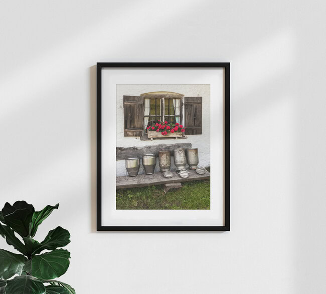 Idylle auf der Alm, Deutschland – Fotokunst von Christine Wawra als Poster oder Acrylglasbild