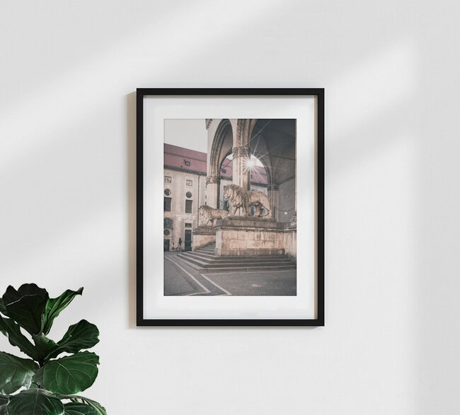 Guardiens of the Feldherrnhall, Germany – wall art by Franz Sussbauer as Poster or Acrylic Glass Print