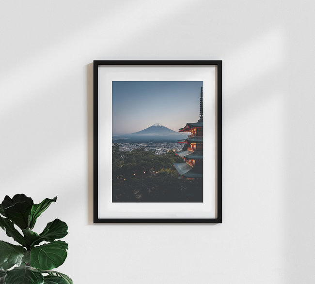Fujiyama, Japan – Fotokunst von Dimitri Luft als Poster oder Acrylglasbild