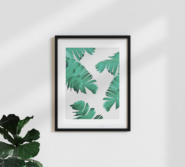Wandbild 'Tropical Leaves' – Kunst von Vivid Atelier als Poster oder Acrylglasbild
