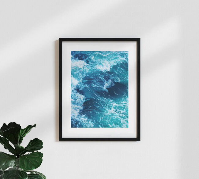 Ocean waves, United Kingdom – wall art by Vivid Atelier as Poster or Acrylic Glass Print