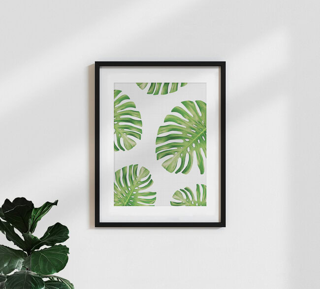 Wandbild 'Tropical Monstera' – Kunst von Vivid Atelier als Poster oder Acrylglasbild