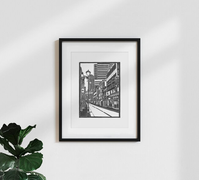 Wandbild 'Tokyo - Shibuya' – Kunst von Bianca Green als Poster oder Acrylglasbild