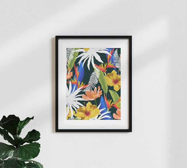 Wandbild 'The Dark Side' – Kunst von Uma Gokhale als Poster oder Acrylglasbild