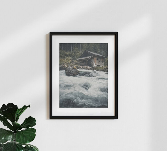 Mill at the creek I, Austria – wall art by Franz Sussbauer as Poster or Acrylic Glass Print