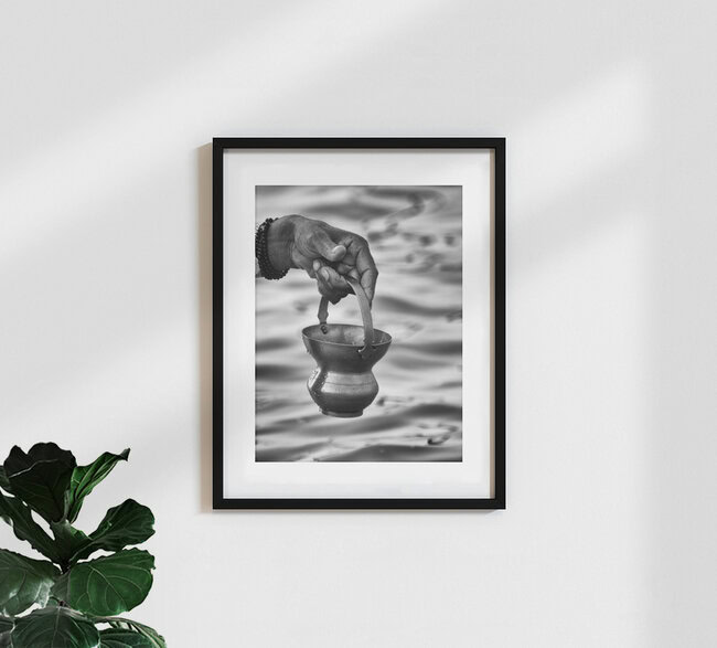The Ganges, Indien – Fotokunst von Jagdev Singh als Poster oder Acrylglasbild