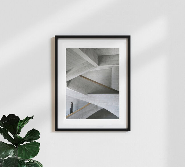 Surrounded by concrete, Switzerland – wall art by Roc Isern as Poster or Acrylic Glass Print