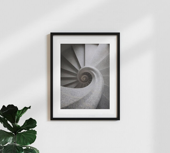 Stone swirl, Spanien – Fotokunst von Roc Isern als Poster oder Acrylglasbild