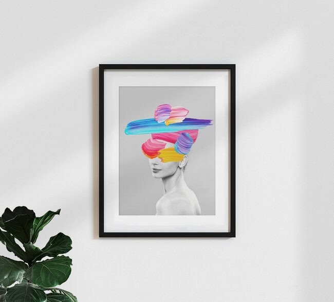 Wandbild 'Beauty In Colors I' – Kunst von Seven Trees Design als Poster oder Acrylglasbild