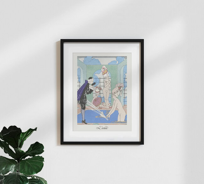 'L'Eau by George Barbier' – Wall Art by Art Classics as Poster or Acrylic Glass Print