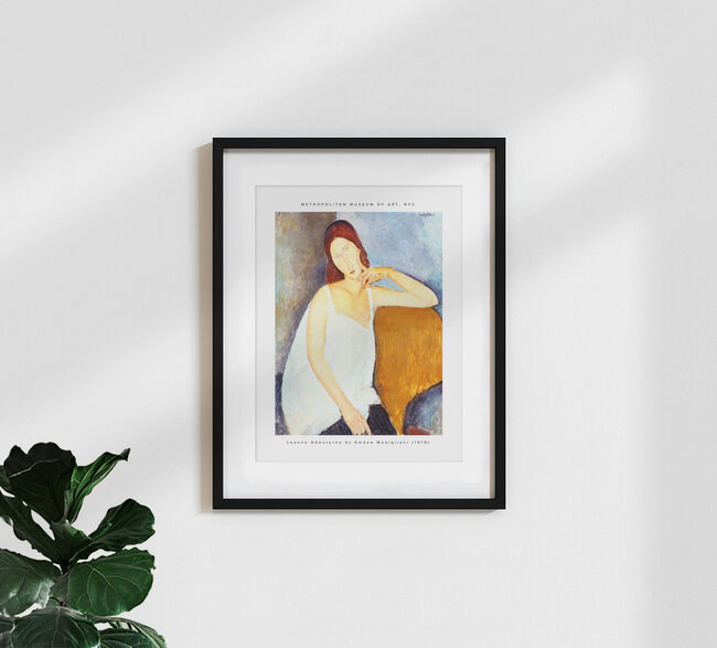 Wandbild 'Amedeo Modigliani: Jeanne Hébuterne' – Kunst von Art Classics als Poster oder Acrylglasbild