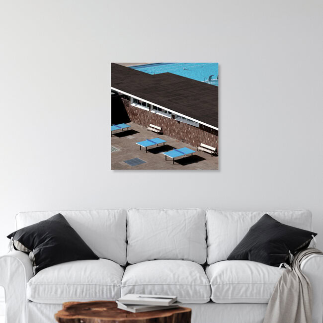 ping pong and pool, Spain – wall art by Igor Krieg as Poster or Acrylic Glass Print