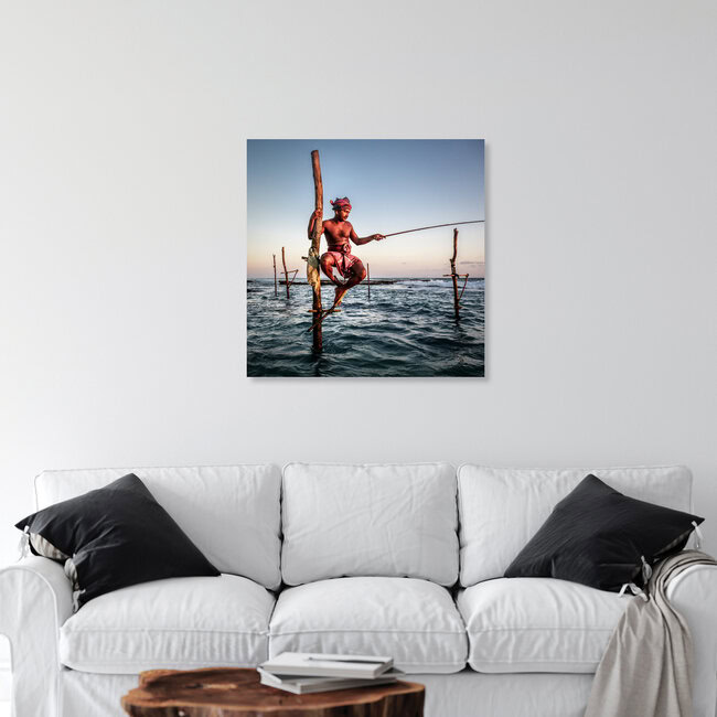 Sri Lanka Fisher, Sri Lanka – wall art by Jens Benninghofen as Poster or Acrylic Glass Print