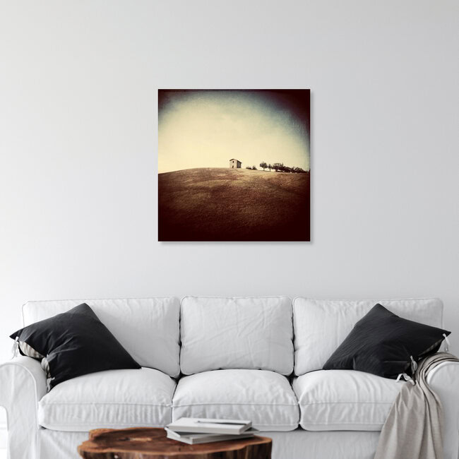 The house on the hill, Italy – wall art by Michael Meinhard as Poster or Acrylic Glass Print
