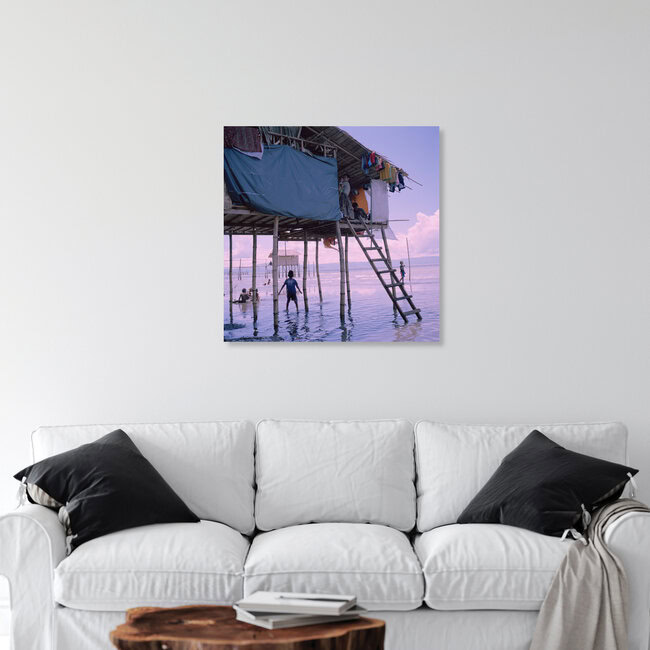 Badjao House, Philippines – wall art by Lilli Breininger as Poster or Acrylic Glass Print
