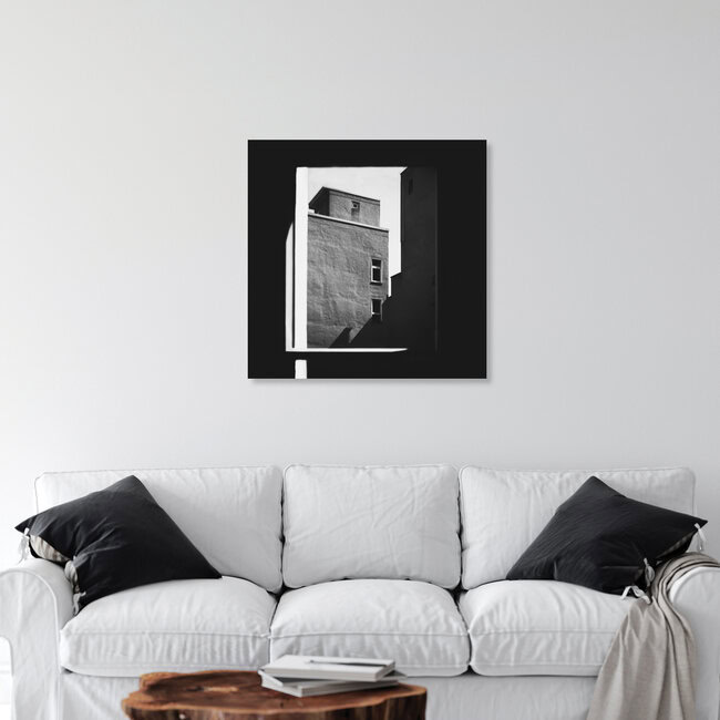 das Fenster zum Hof, Deutschland – Fotokunst von Klaus Lenzen als Poster oder Acrylglasbild