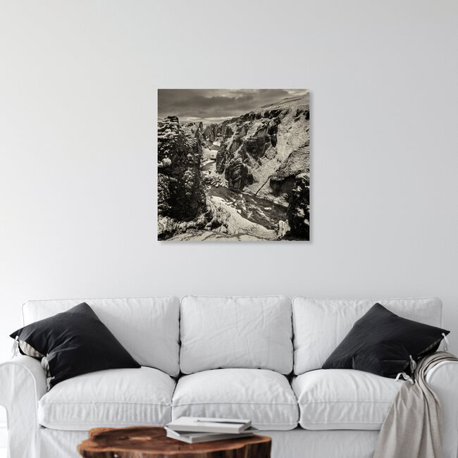 Langzeitbelichtung Skalarheidi Fjord Island, Island – Fotokunst von Dennis Wehrmann als Poster oder Acrylglasbild