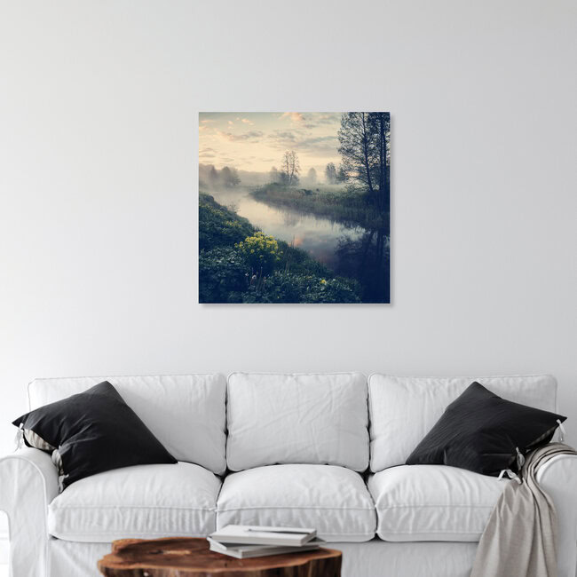 [:] MORNING AT NAREW II [:], Polen – Fotokunst von Franz Sussbauer als Poster oder Acrylglasbild
