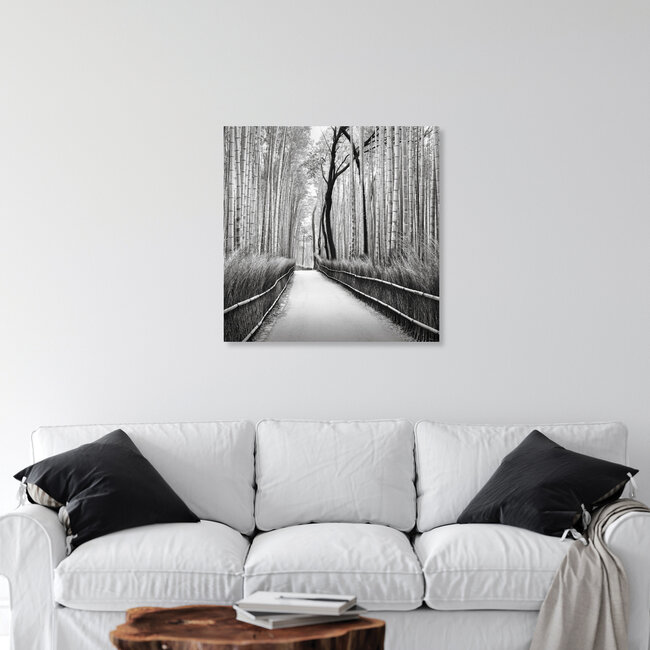 Arashiyama Bambuswald Kyoto, Japan – Fotokunst von Ronny Behnert als Poster oder Acrylglasbild