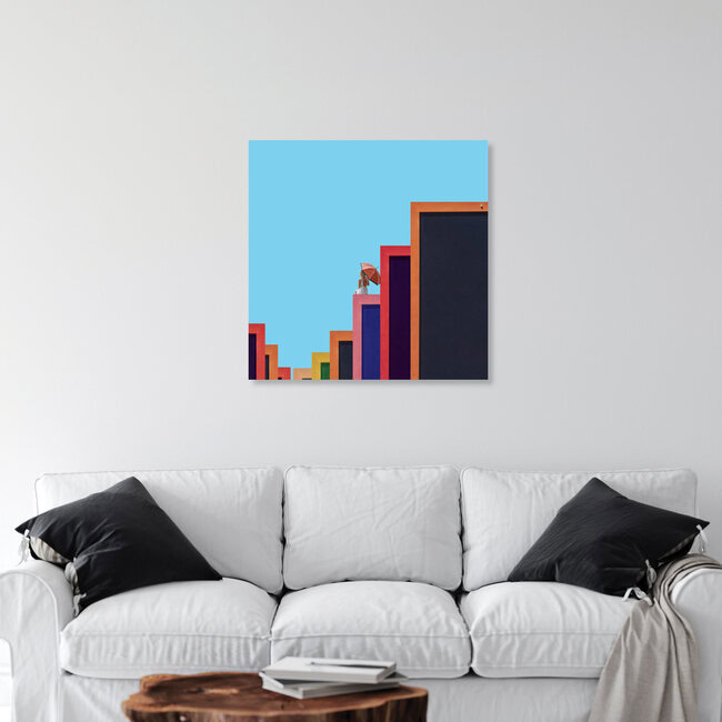 'Colorful Blocks' – Wall Art by Caterina Theoharidou as Poster or Acrylic Glass Print