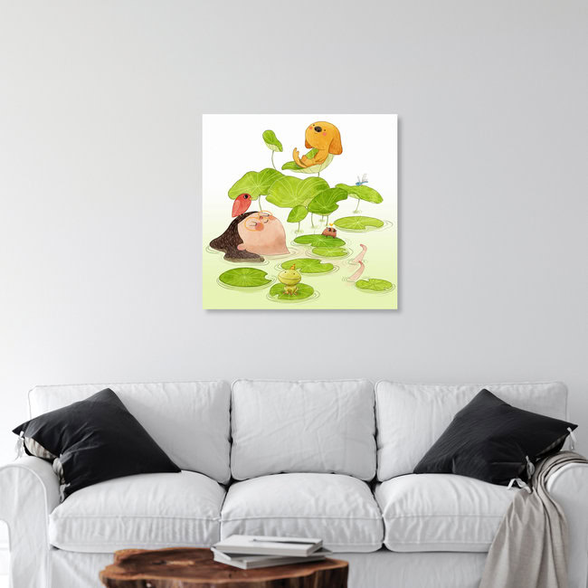 Wandbild 'Lillies' – Kunst von Vivian Mineker als Poster oder Acrylglasbild