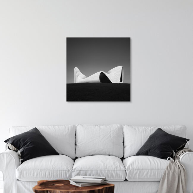 Heydar Aliyev Center Baku - Study 3, Aserbaidschan – Fotokunst von Ronny Behnert als Poster oder Acrylglasbild