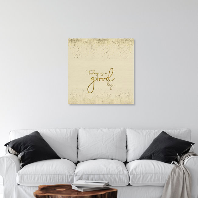 'TODAY IS A GOOD DAY' – Wall Art by Melanie Viola as Poster or Acrylic Glass Print