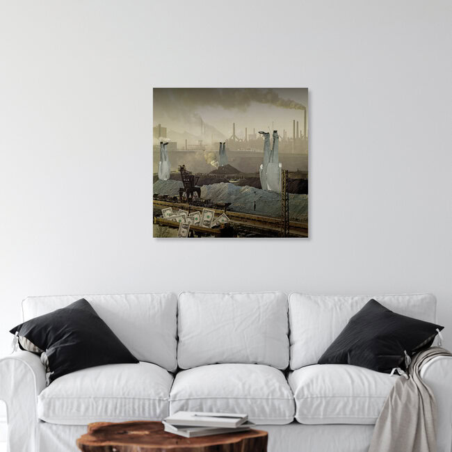 'the truth is dead · just make money' – Wall Art by Marko Köppe as Poster or Acrylic Glass Print