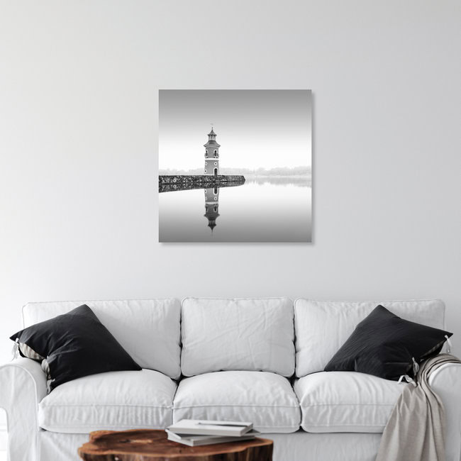 Leuchtturm Moritzburg, Deutschland – Fotokunst von Ronny Behnert als Poster oder Acrylglasbild