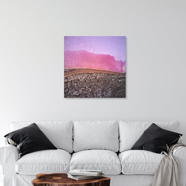 Pink Lake, Australien – Fotokunst von Sandflypictures - Thomas Enzler als Poster oder Acrylglasbild