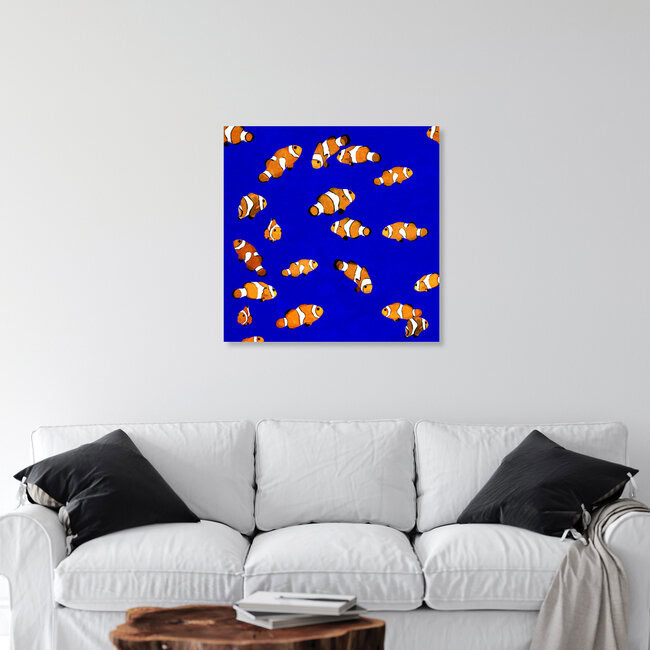 Wandbild 'Clownfish' – Kunst von Katherine Blower als Poster oder Acrylglasbild