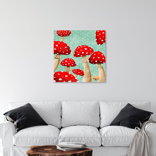 Wandbild 'Mushrooms' – Kunst von Katherine Blower als Poster oder Acrylglasbild